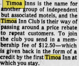 Super 8 by Wyndham Mackinaw  (Prince Timoa, Prince Motel) - Sept 1975 Article On Timoa Inns (newer photo)
